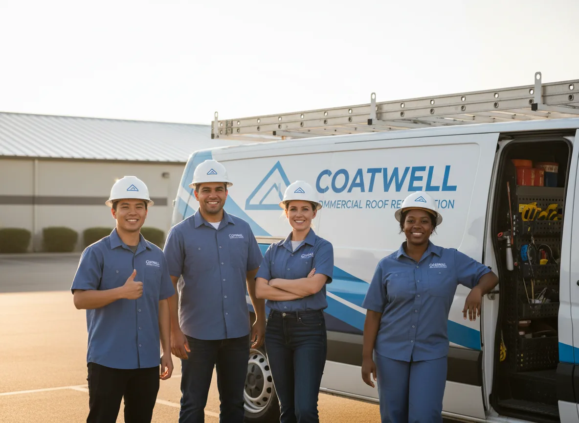 Commercial roof coating company in Gays, IL